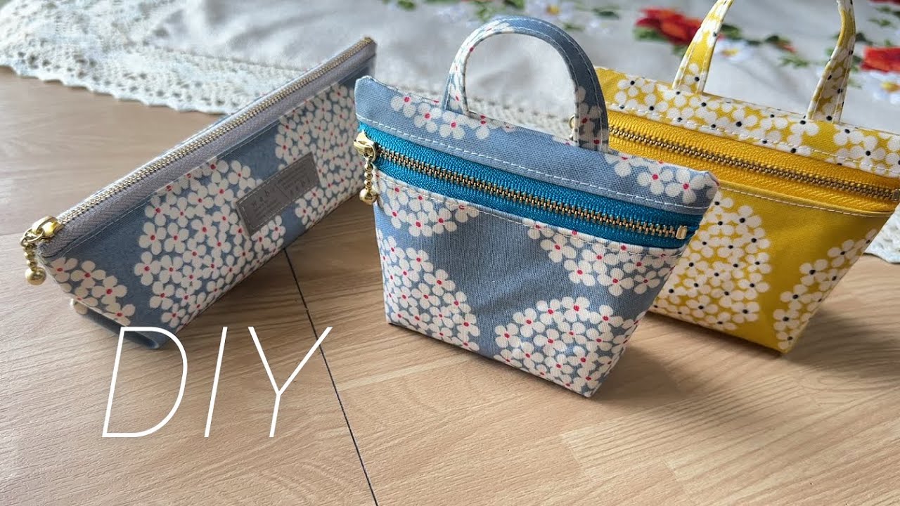 DIY☆ラミ×三角マチ＝最高に可愛い！応用すれば何にでも使えるミニポーチ／LaminateMiniPoach