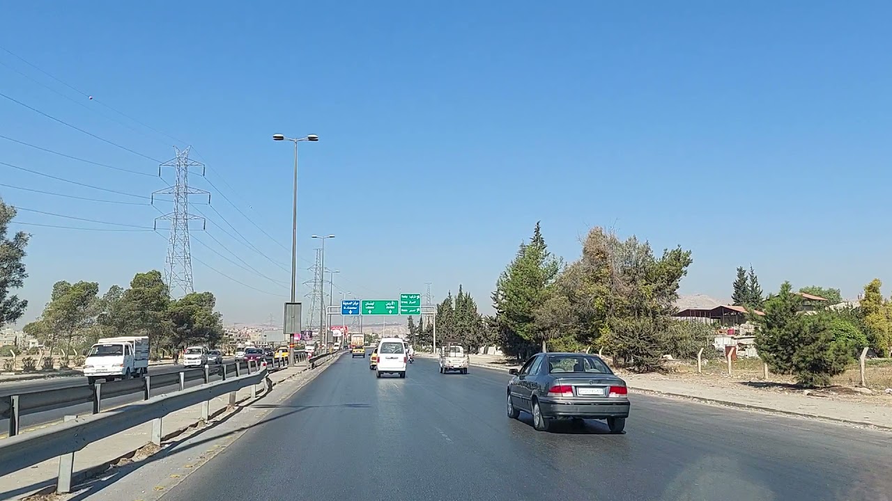 دمشق طريق المطار بعدسة حيدر زنكنة