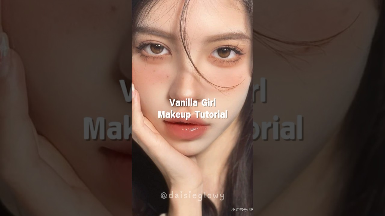 vanilla girl makeup tutorial! 🤍 #aesthetic #glowuptips #shorts