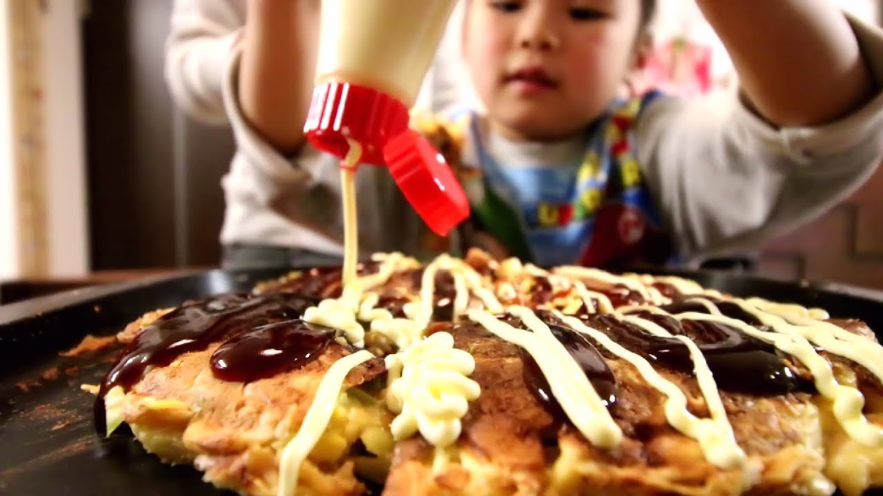 お好み焼きを食すゾRino＆Yuuma