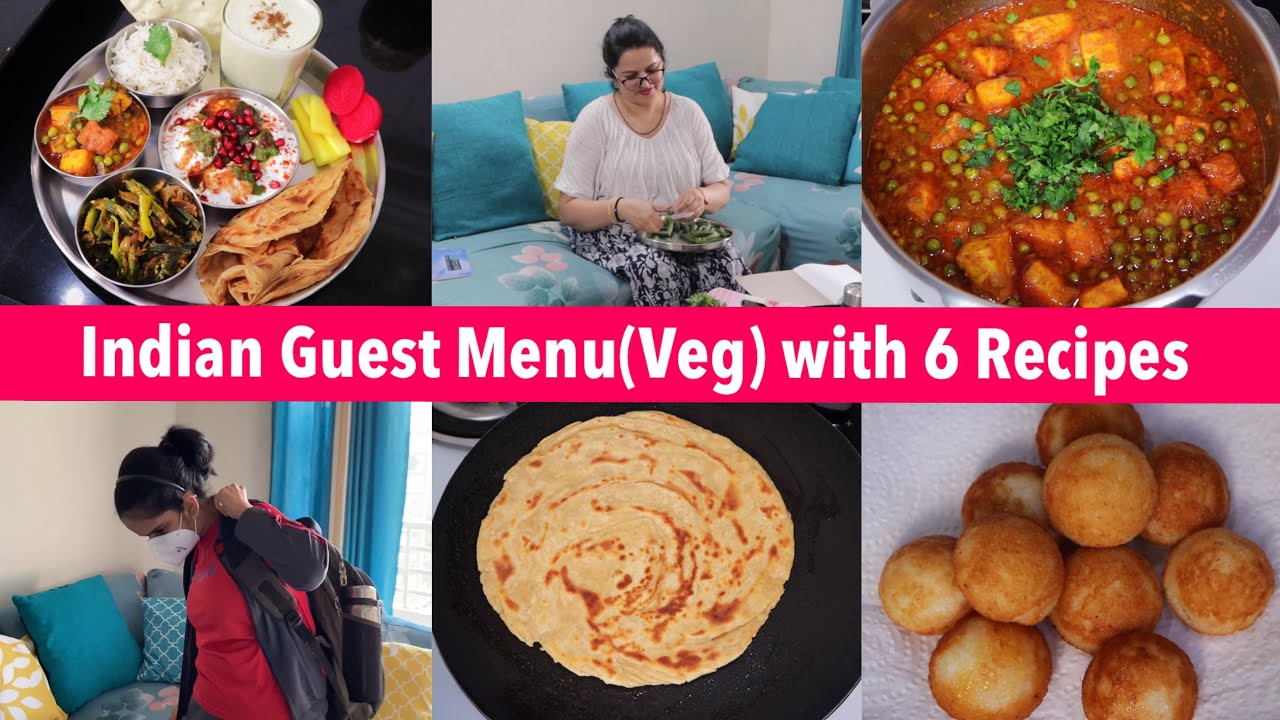 EASY INDIAN GUEST MENU WITH 6 RECIPES | Indian Special Dinner Routine Vlog