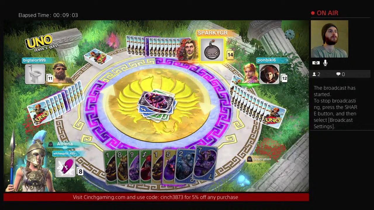 Challenging Every Draw 4 Wild Card! UNO PS4 (LIVESTREAM)