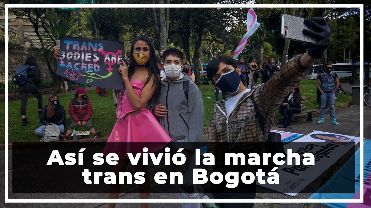 As&iacute; se vivi&oacute; la marcha trans en Bogot&aacute;