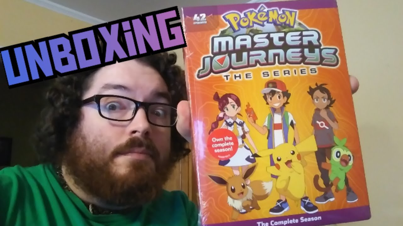 Pokemon Master journeys the complete season dvd unboxing