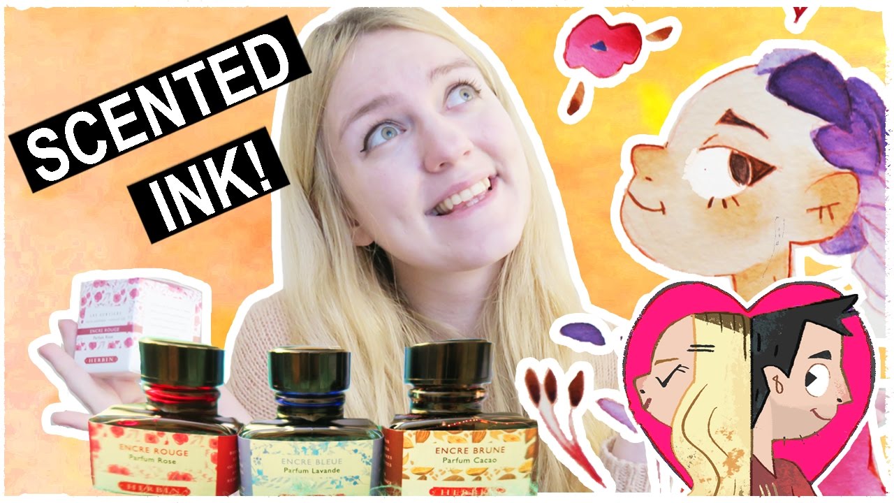 PAINTING with SCENTED INK… I lowkey wanted to eat it?! 🍫🌹