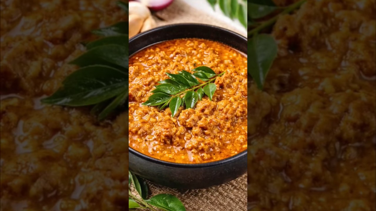 Madurai Famous Kootu Curry Kulambu 😍 | Minced Mutton Recipe #shorts #shortvideo