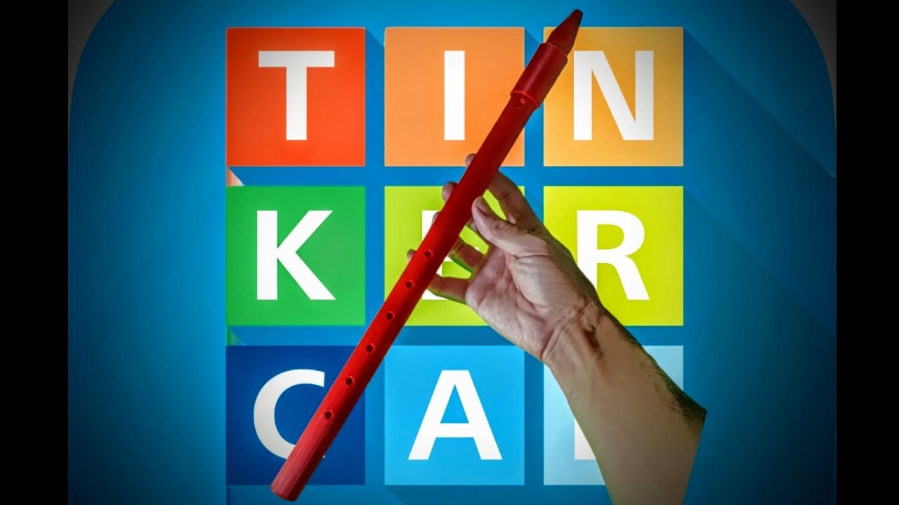 Tinkercad Beginner Tutorial ( Part 14 ) Flute Design and Print. 3D Modeling