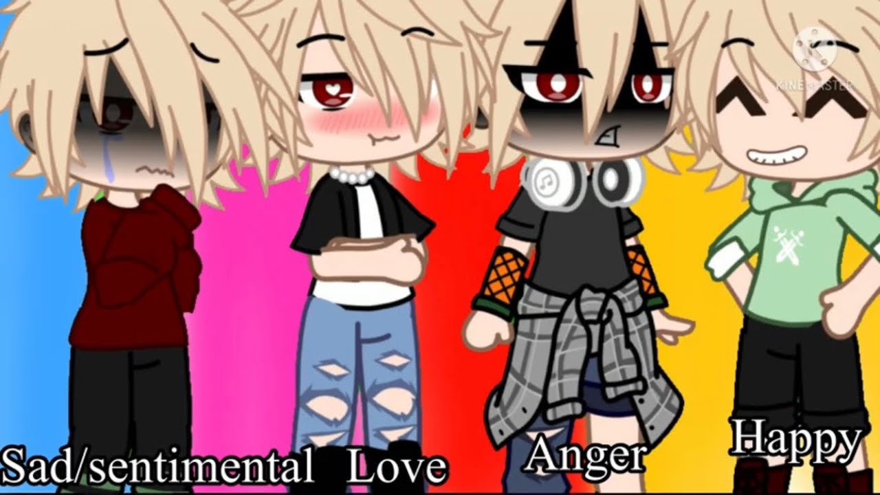 Bakugo got split into his personalities // DkBk// Bnha// Jupiter