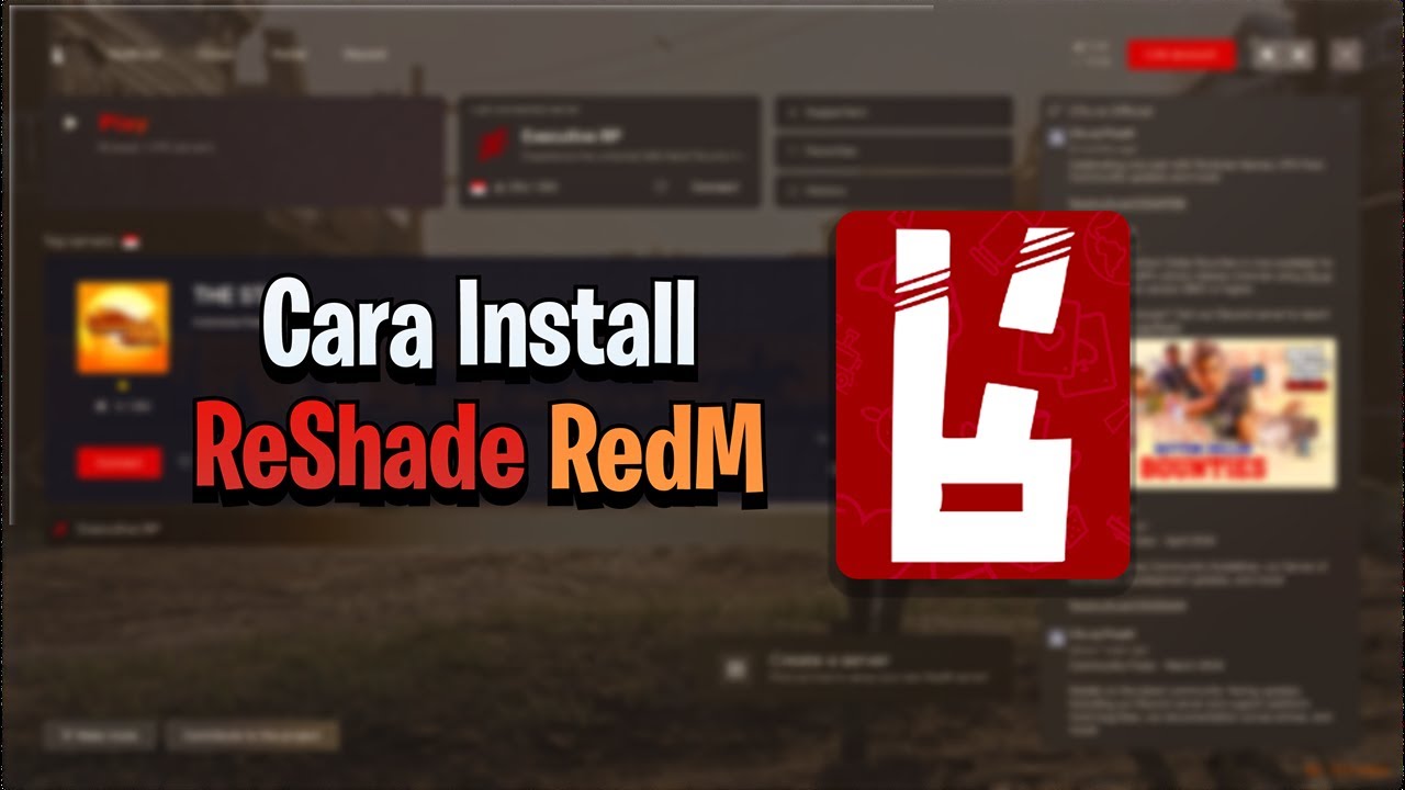 Cara Install ReShade RedM