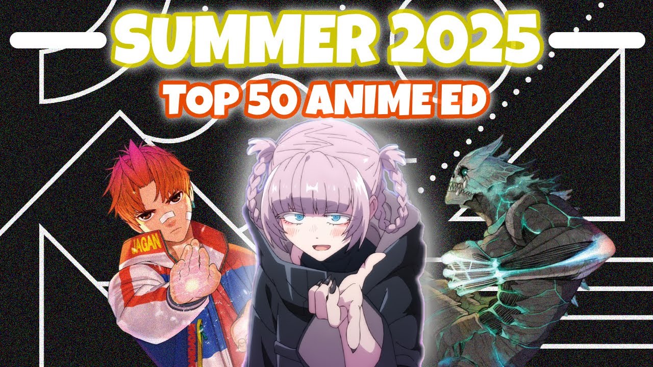 🐚My Top 50 ANIME Endings - Summer 2025🩳