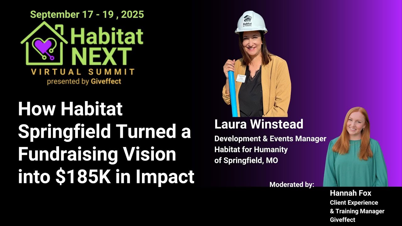 How Habitat Springfield Turned a Fundraising Vision into $185K in Impact