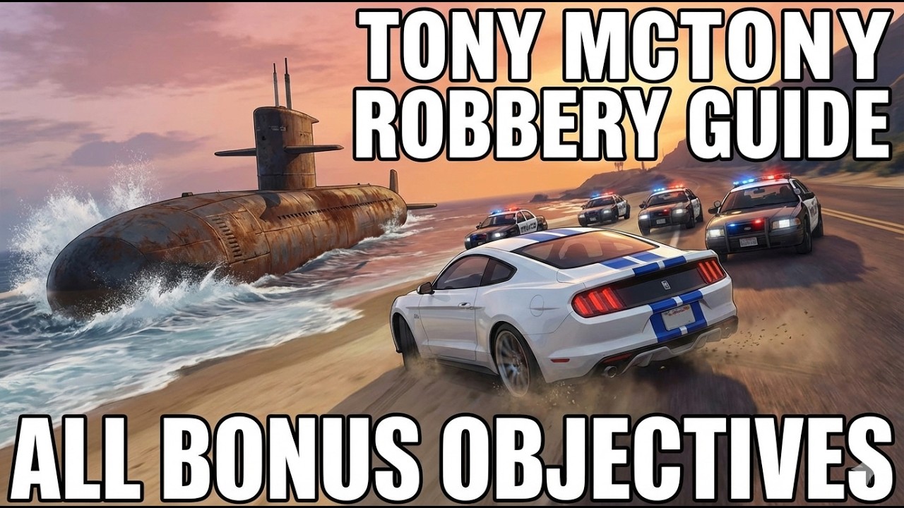 GTA Online: The McTony Submarine Robbery - All Bonus Challenges Guide