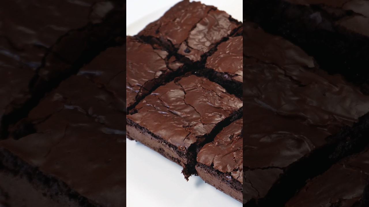Easy Brownie at Home #asmr #shorts #brownie  #asmr #homemade
