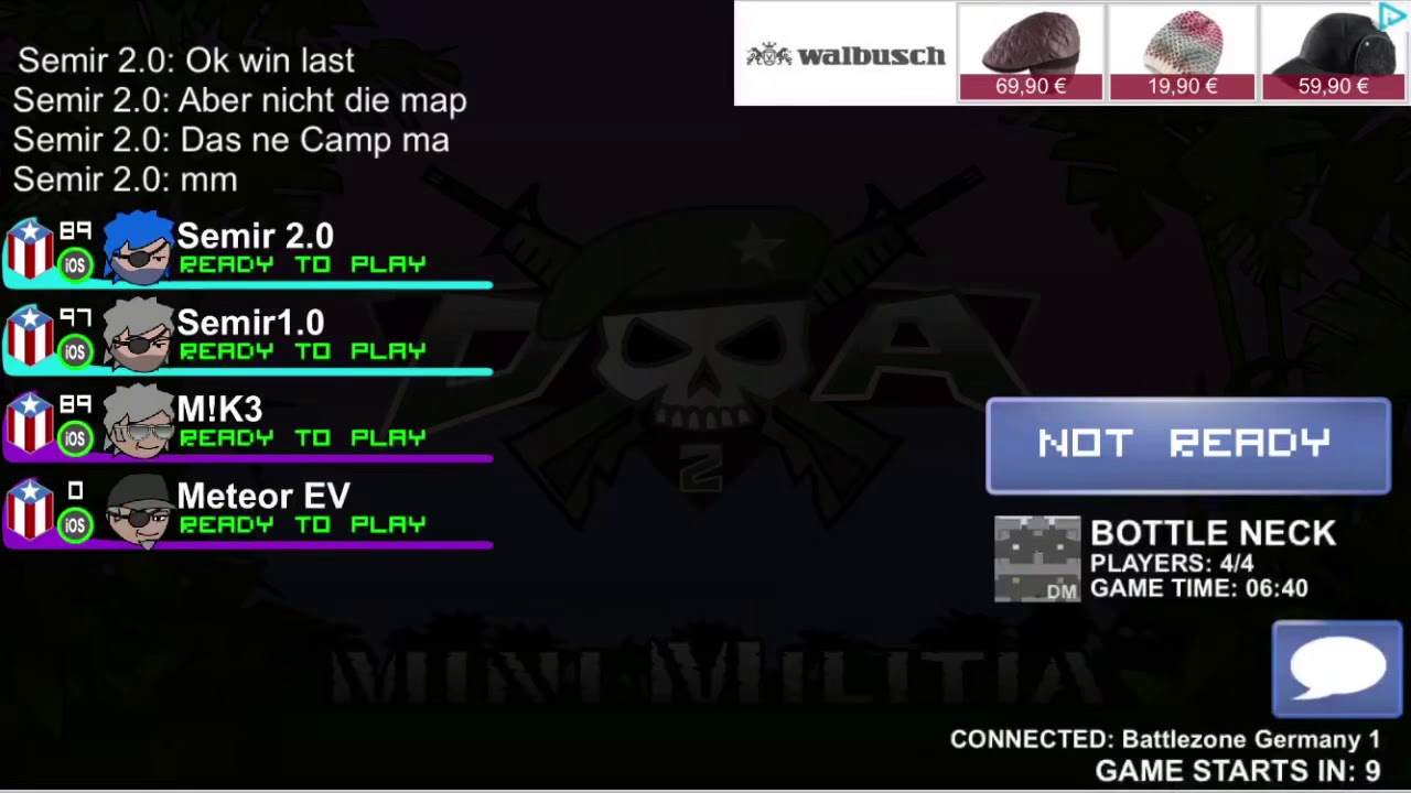 Mini Millitia Doodle Army 2: Lazor/Semir vs Mike/Meteor [FINAL]