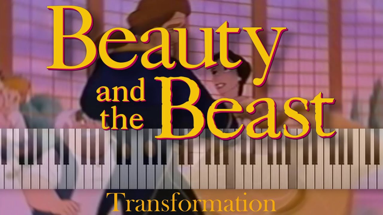 Beauty and the Beast - Transformation / Finale (Piano Solo, Sync to Film) Music by Alan Menken
