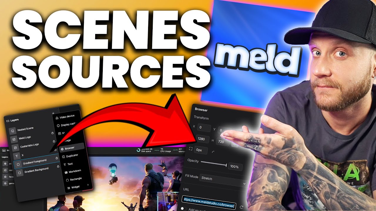 How To Setup MELD Studio Scenes, Overlays, and Layers - The Ultimate Guide
