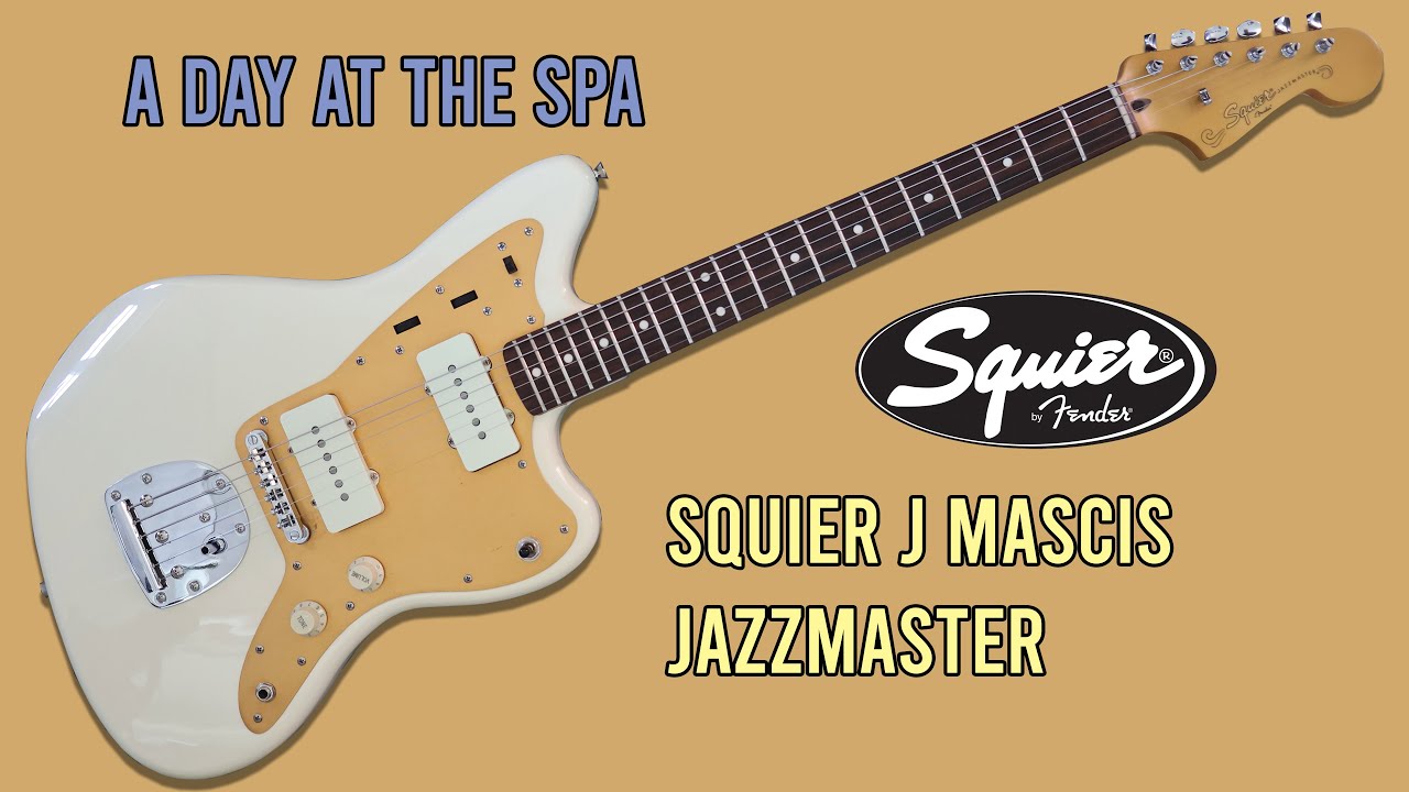 J Mascis Signature Squier Jazzmaster – A Day at the Spa #guitar #guitarist #jazzmaster #fender