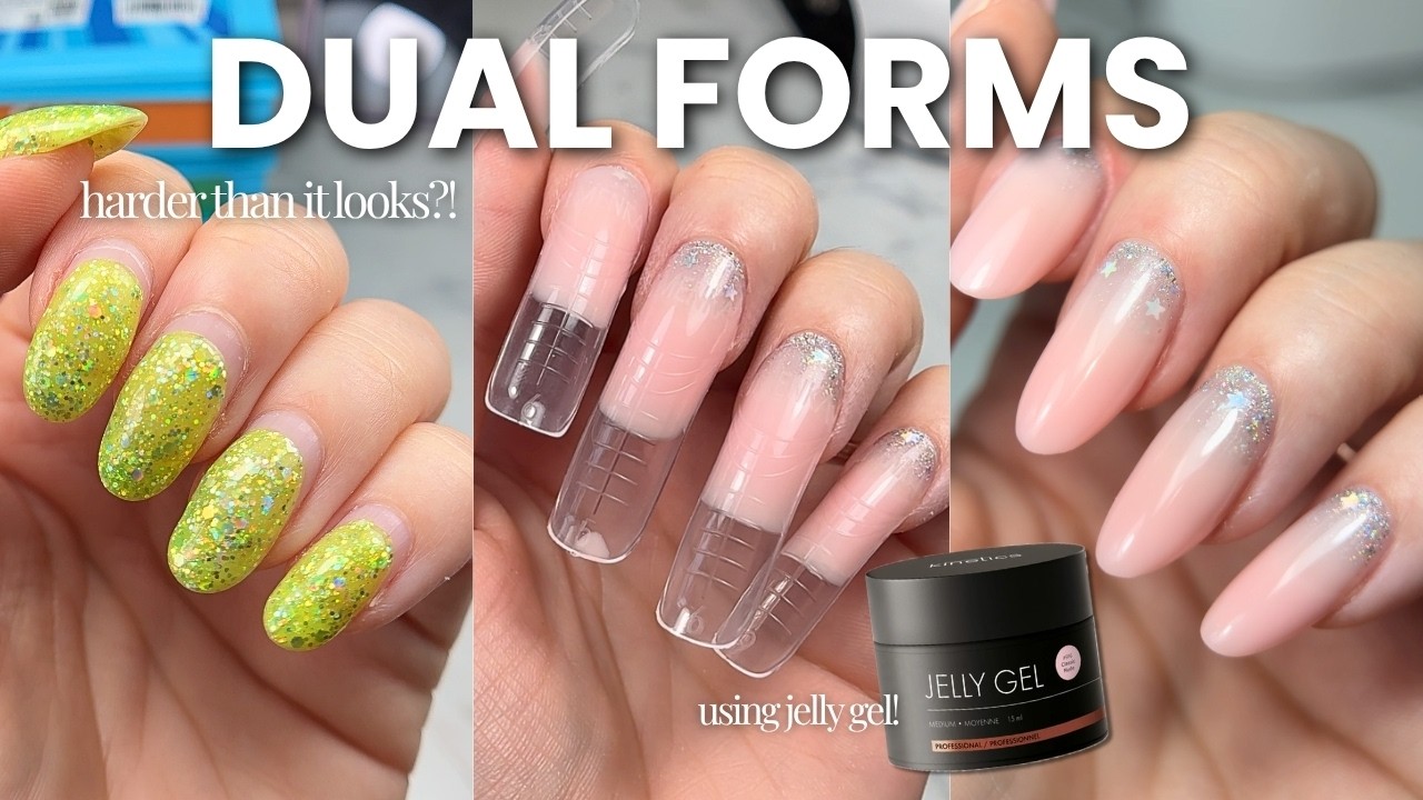 Wypr&oacute;buj ze mną dual forms! 💅🏻 Twardy żel i rosnące w d&oacute;ł paznokcie