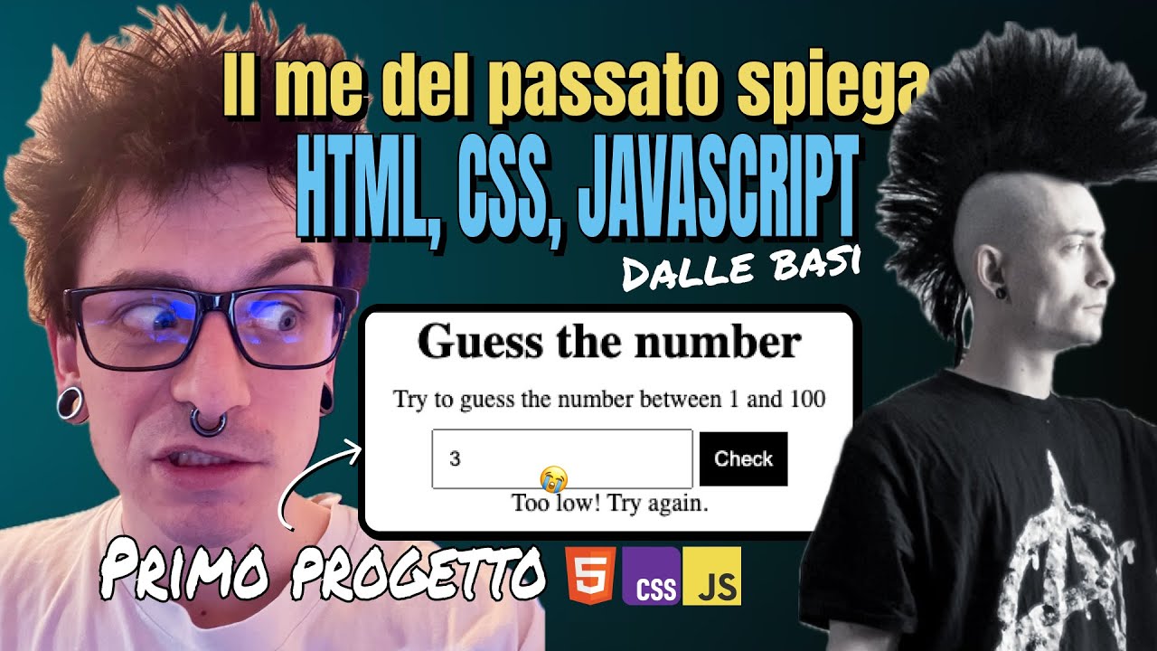 Il Tuo Primo Progetto Frontend: Un Gioco in HTML, CSS e JS! *Come farlo per il tuo primo sito web*