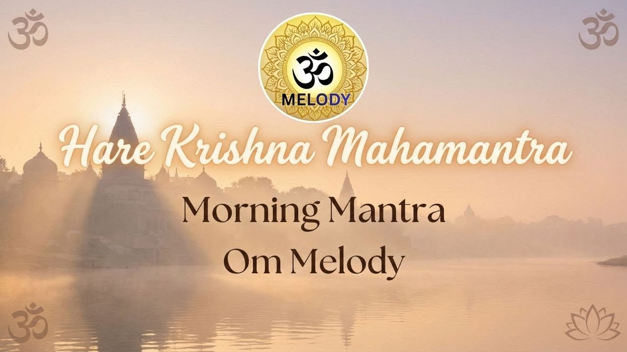 Hare Krishna Mahamantra | Peaceful Morning Meditation | हरे कृष्ण मंत्र | Om Melody