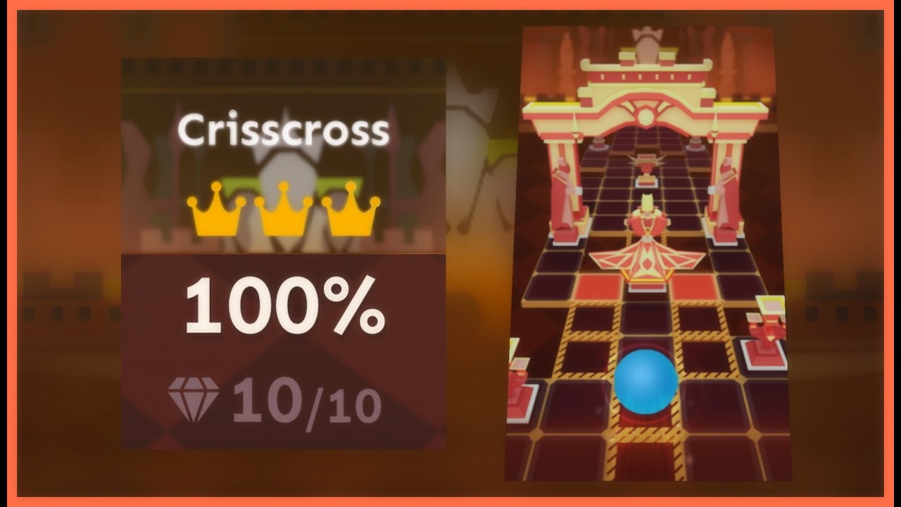 「Rolling Sky」Crisscross「Bonus Level 42」| ★★★