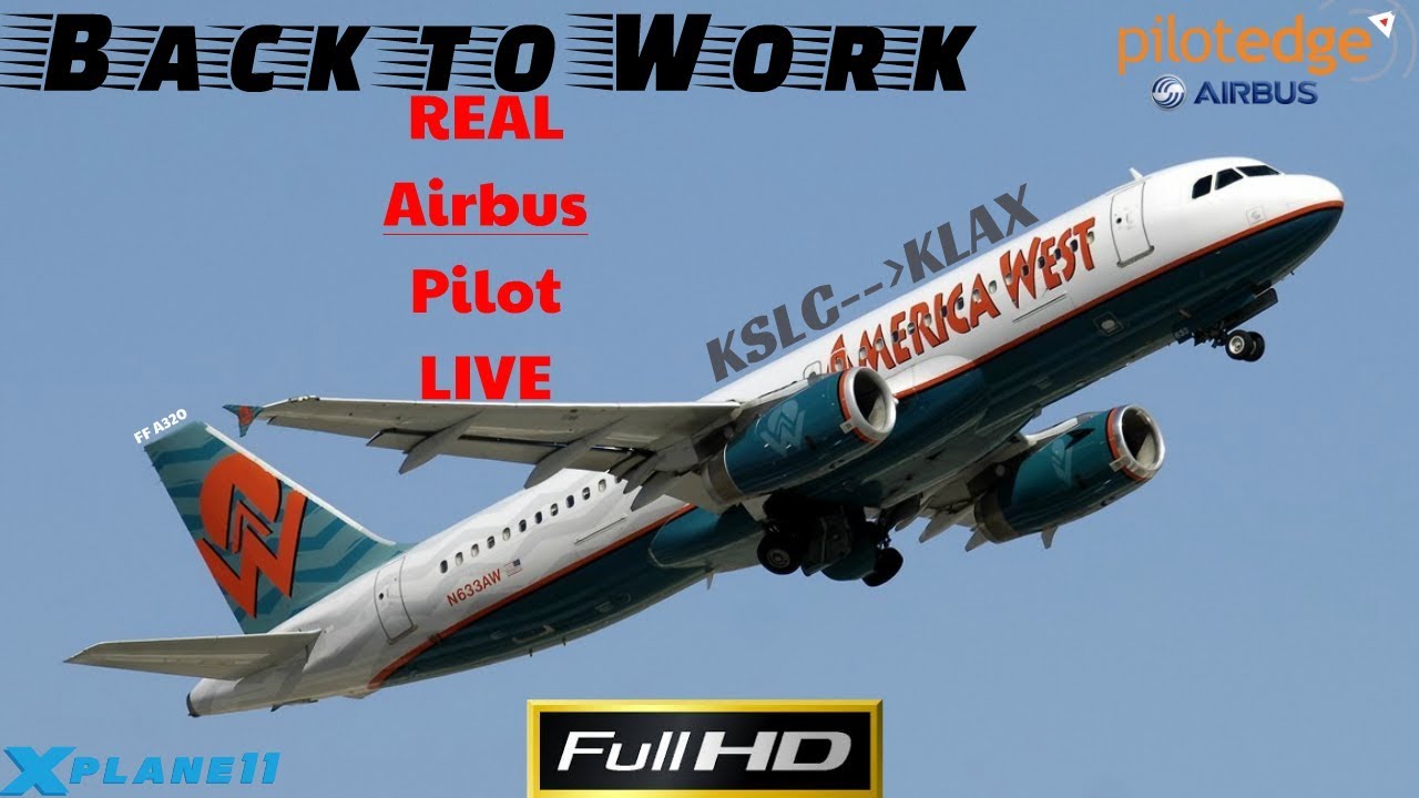 FF A320* REAL Procedures I Back to work I Airbus Pilot LIVE