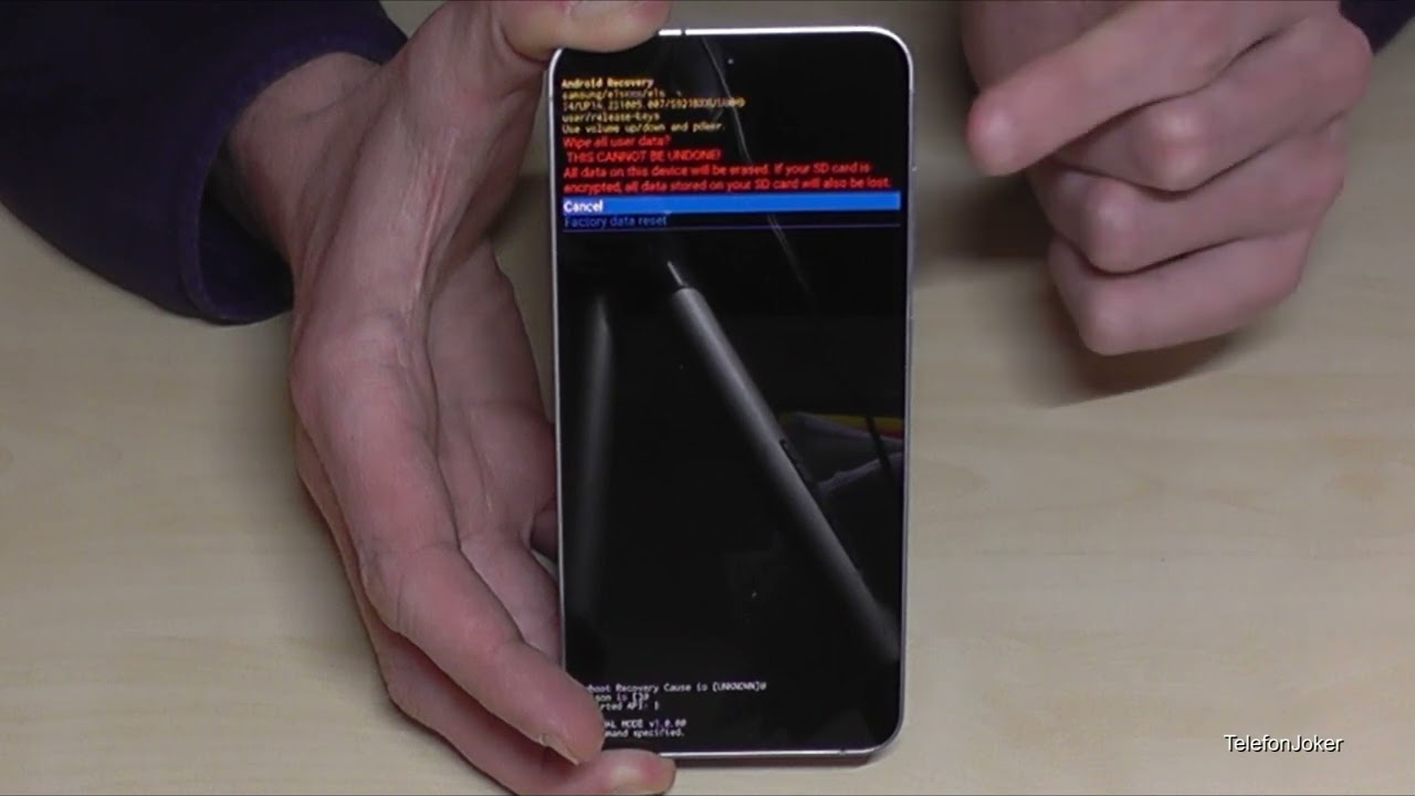 Samsung Galaxy S24: Werkseinstellungen