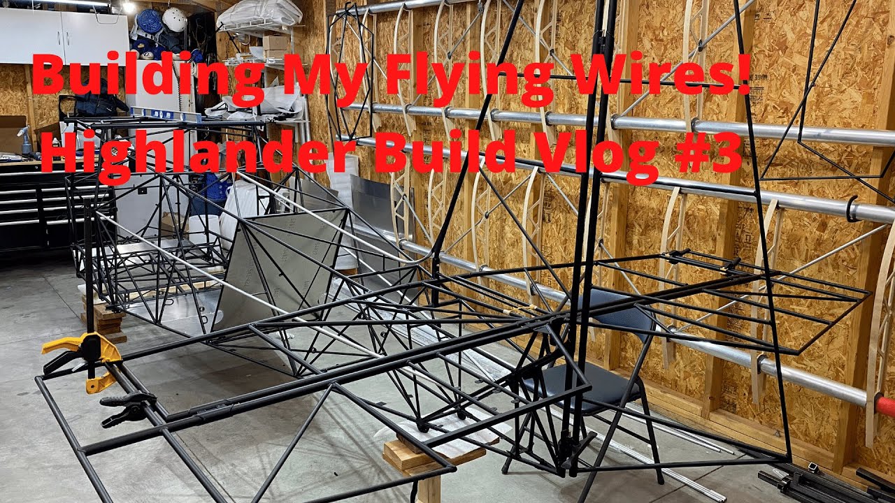 Just Aircraft Highlander Build, Flying Wires & Tail Feathers! Vlog #3