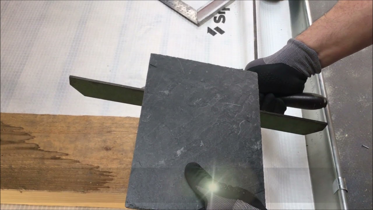 tuto pour r&eacute;alisation et pose d'un doublis en ardoise naturelle ... by le dieu