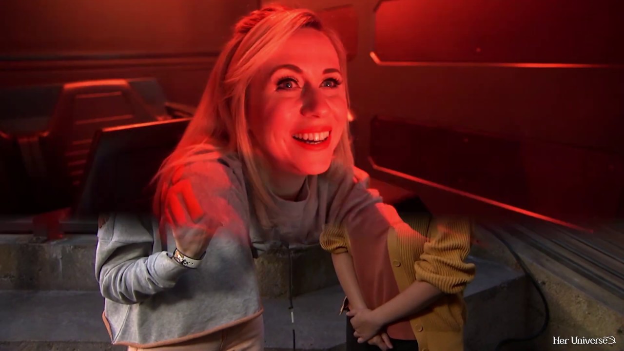 Ashley Visits Rise Of The Resistance