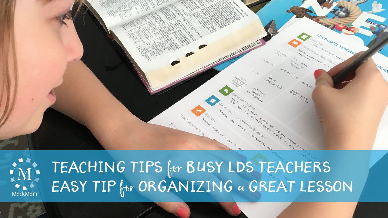 How to plan a better church LDS church lesson or Sacrament talk for teens and adults
