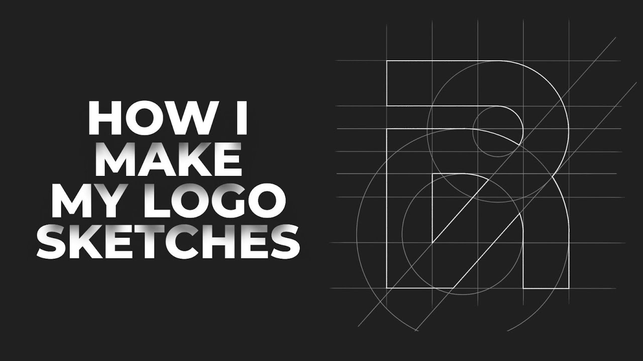 Logo Sketching Technique On Mobile | Ibis paint X Tutorial