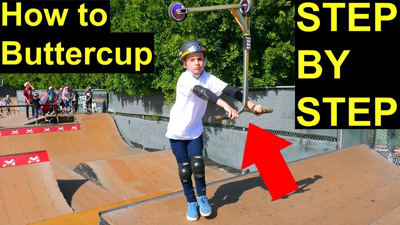 How to Buttercup on a Scooter! EASY & SIMPLE✅‼️