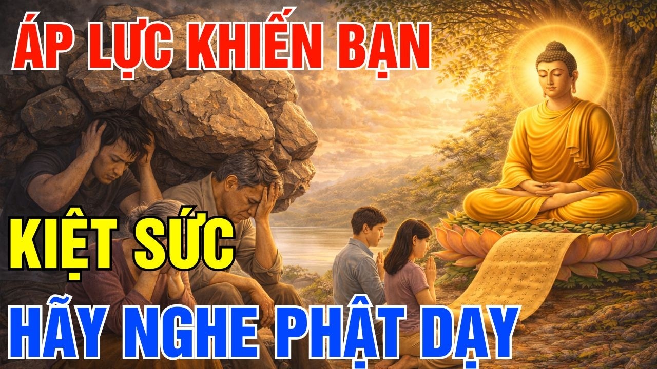 Áp Lực Khiến Bạn Kiệt Sức - Hãy Nghe Lời Phật Dạy Này Bình Yên Sẽ Trở Về Trong Bạn!| Gieo Bình An