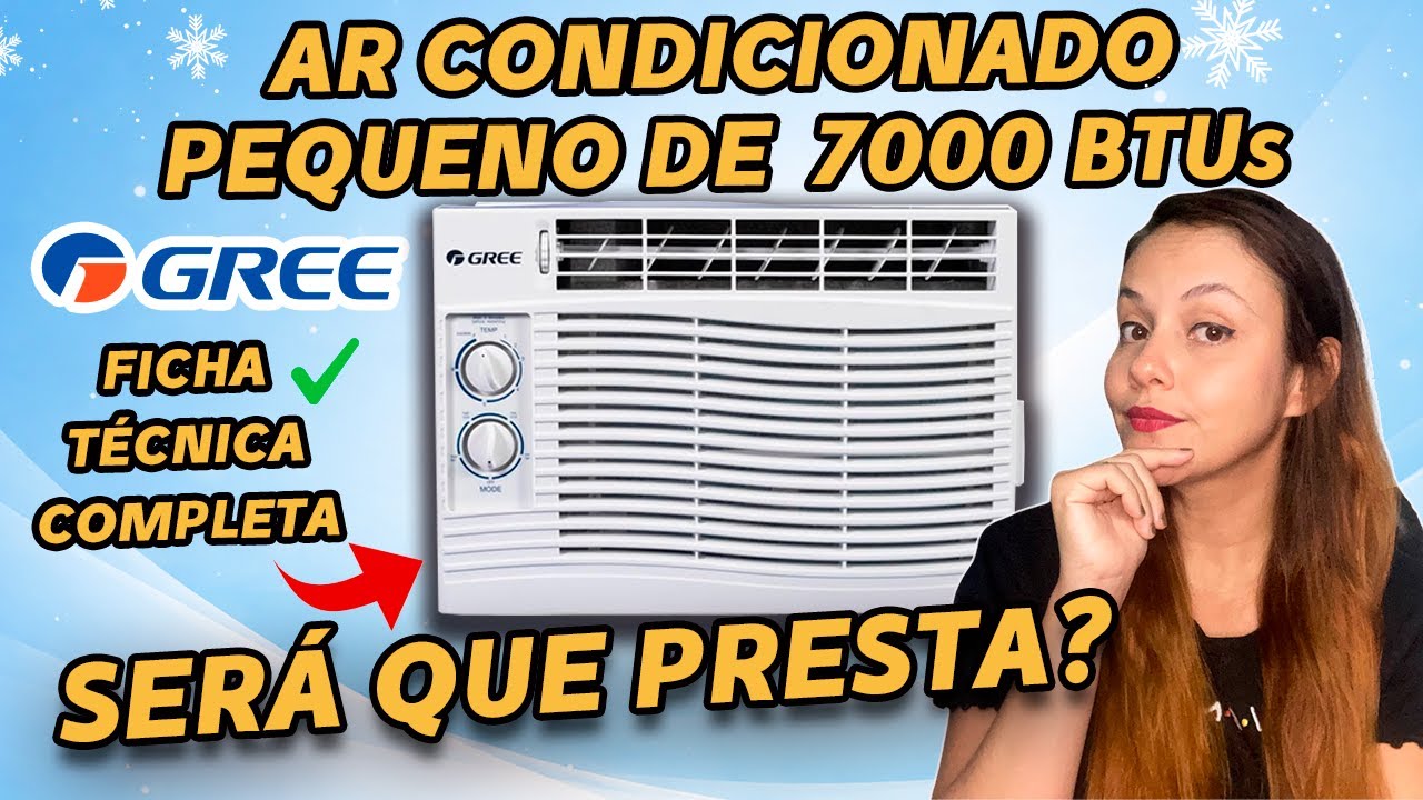 Ar-Condicionado GREE 7000 BTUs de Janela VALE A PENA?