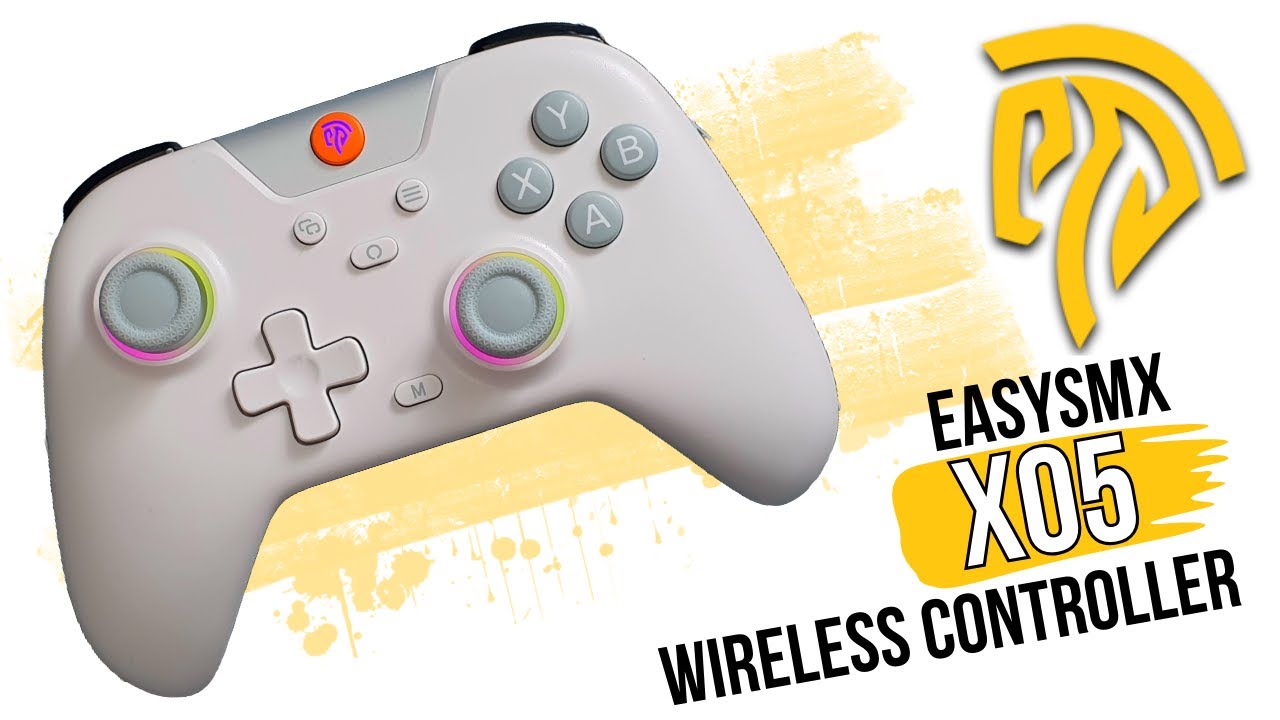 EasySMX X05 - RGB Wireless Controller - Unbox | Test | Review 