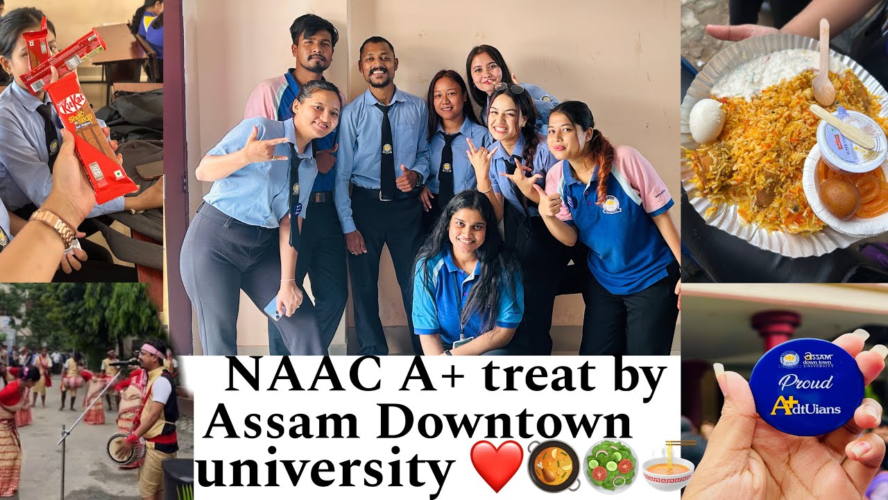 NAAC A+ celebration ❤️🙌@AssamdowntownUniversity #dailyvlog #assamdowntownuniversity #vlog #explore