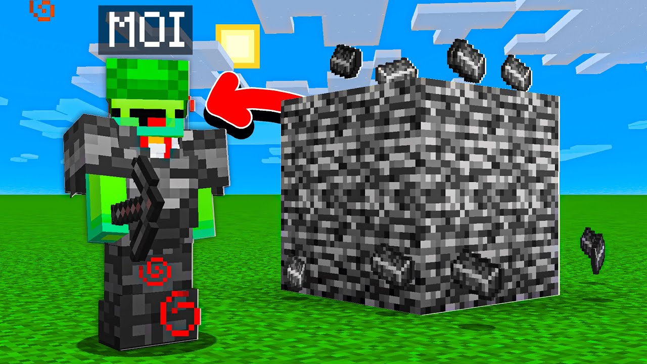 Je dois finir Minecraft mais avec du stuff en BEDROCK..