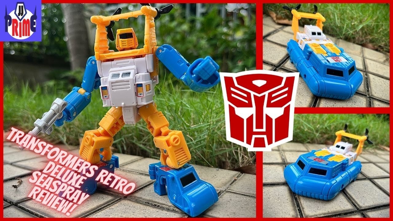 Обзор JJ Prime: Трансформеры Retro Deluxe SEASPRAY!