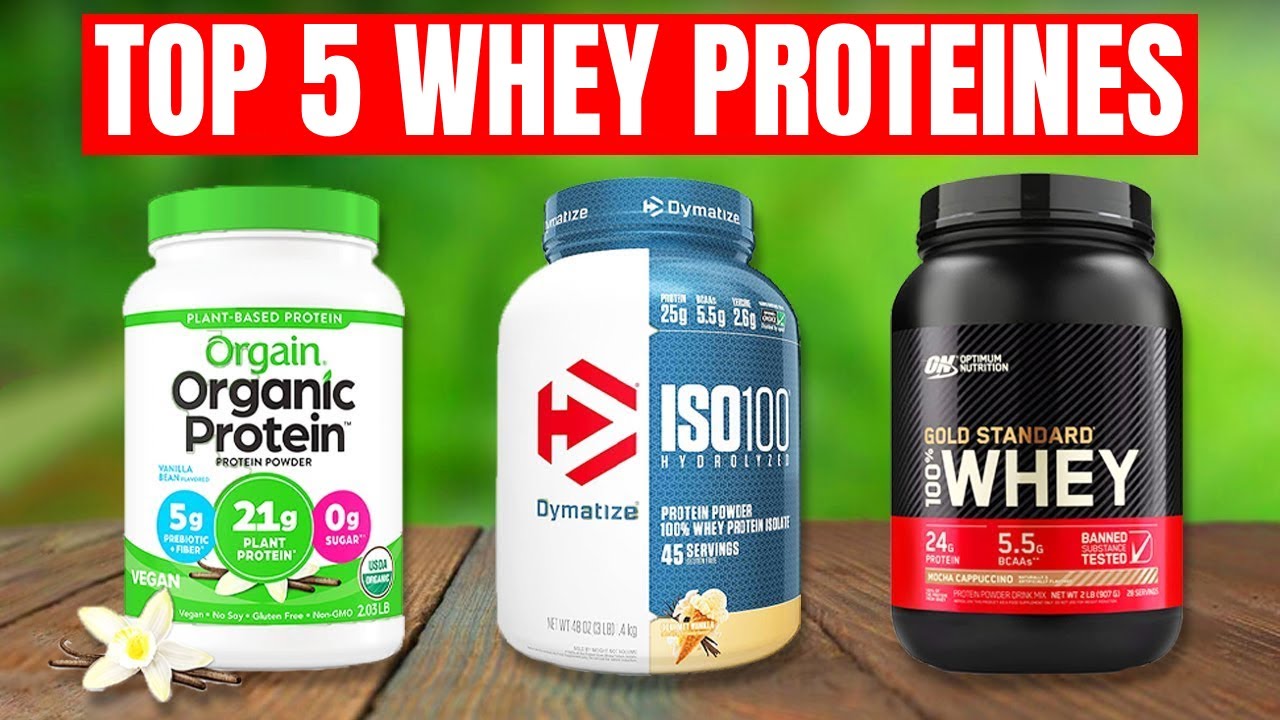 Top 5 : Meilleure Whey Prot&eacute;ine de 2025 - Guide Complet pour Maximiser Vos R&eacute;sultats Fitness