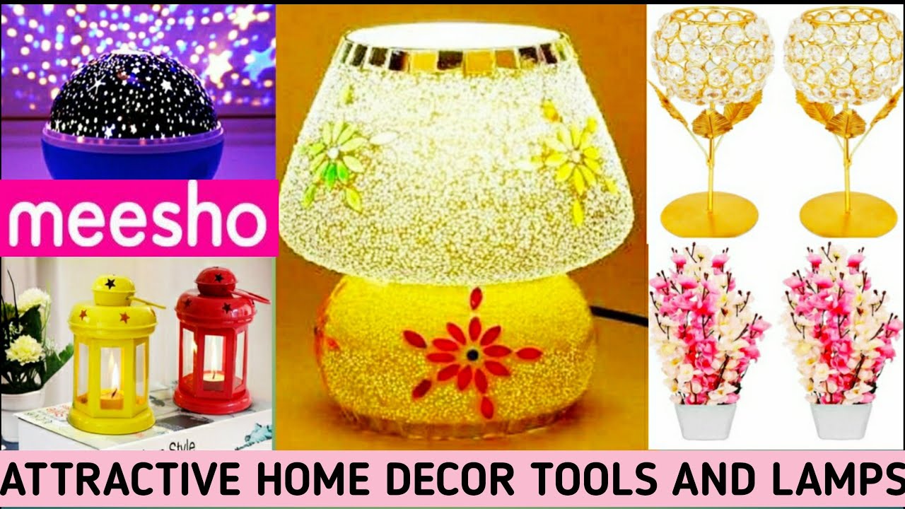 Meesho Home Decor Lamps🥰Online Meesho Home Decoration Haul.Enhance Your Home With SONI FASHION TALES
