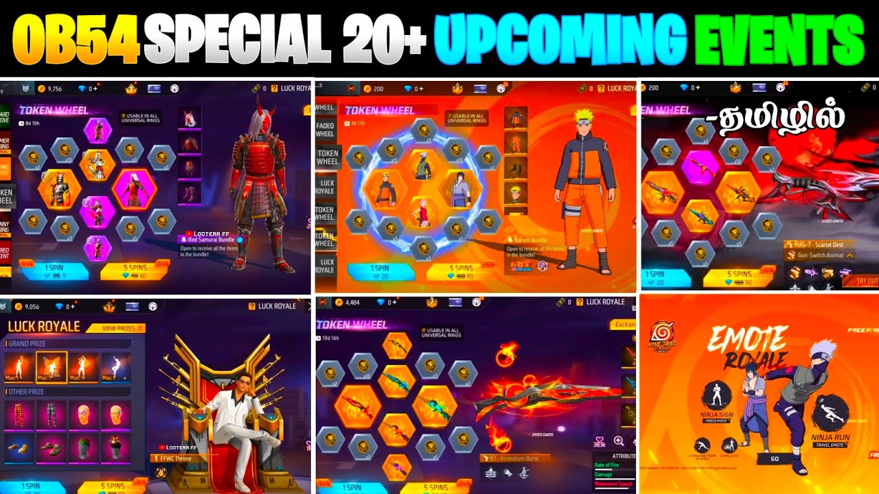 💥Upcoming Events 2026 Free Fire In Tamil | Free Fire New Event | Free Fire New Update