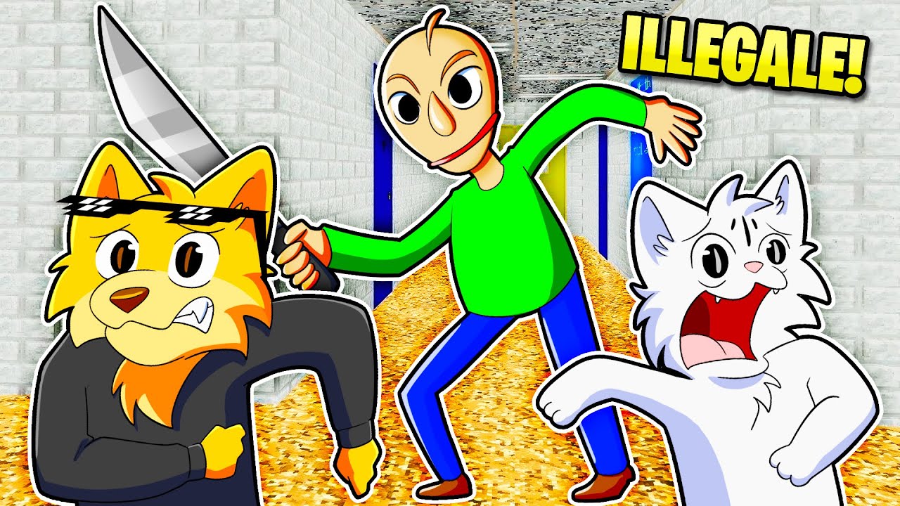 BALDI'S BASICS MA SU GMOD ALLE 3 DI NOTTE CON DRCAT &Egrave; ILLEGALE! TROVIAMO IL TESORO NASCOSTO! *EPICO*