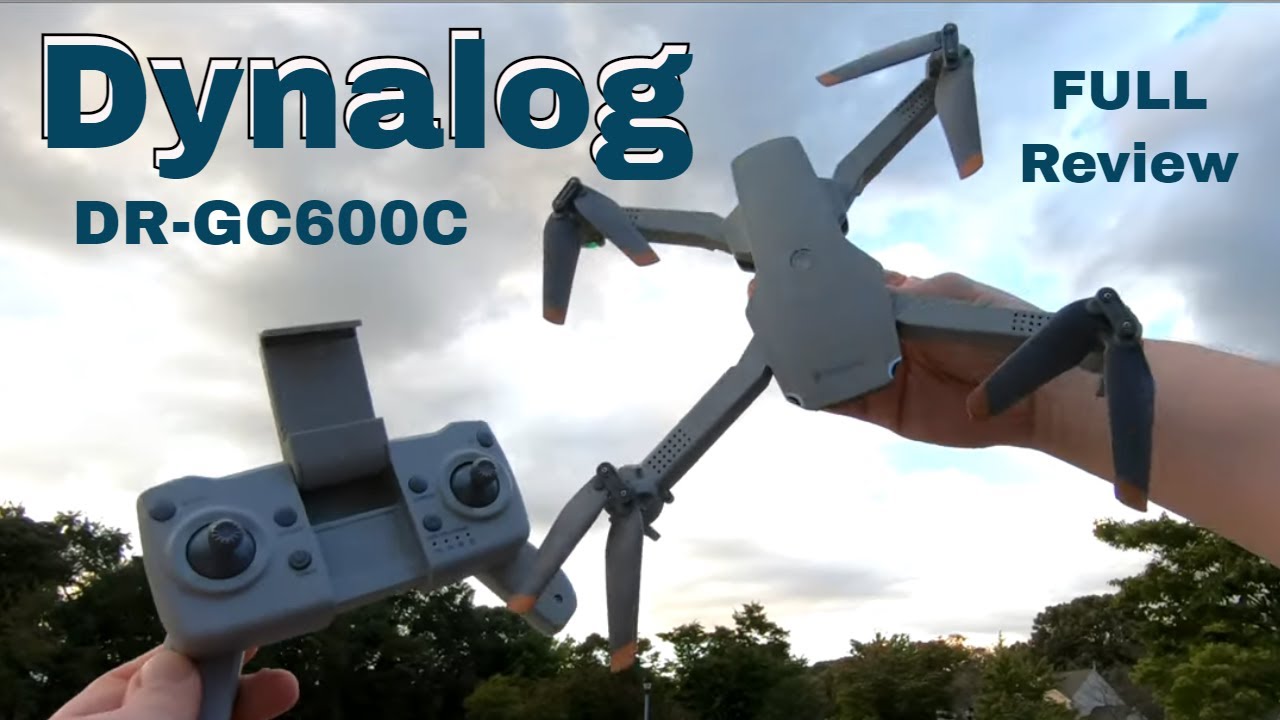 Dynalog DR DG 600C foldable Mini GPS Quadcopter Drone FULL REVIEW & INSTRUCTIONS