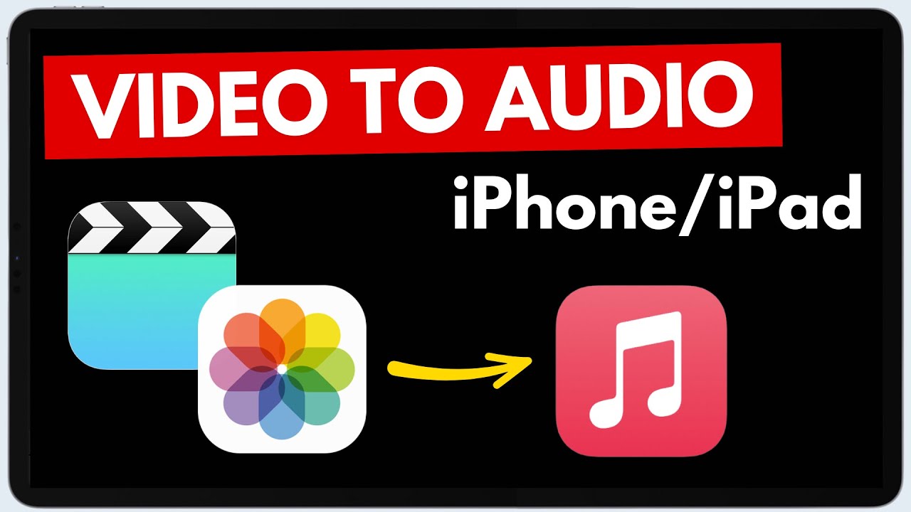 Как конвертировать ВИДЕО в АУДИО в 2025 году (iPad/iPhone)