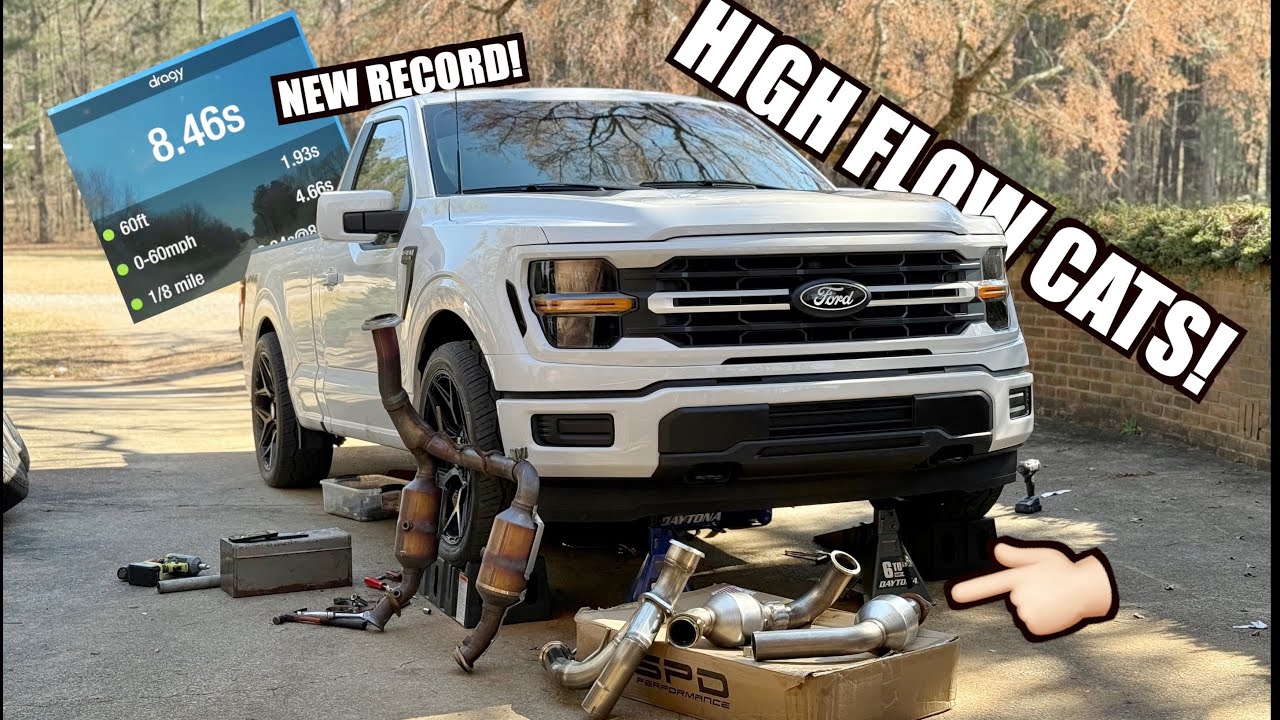 SPD HIGH FLOW CATS FULL  INSTALL! | SHE RIPS |