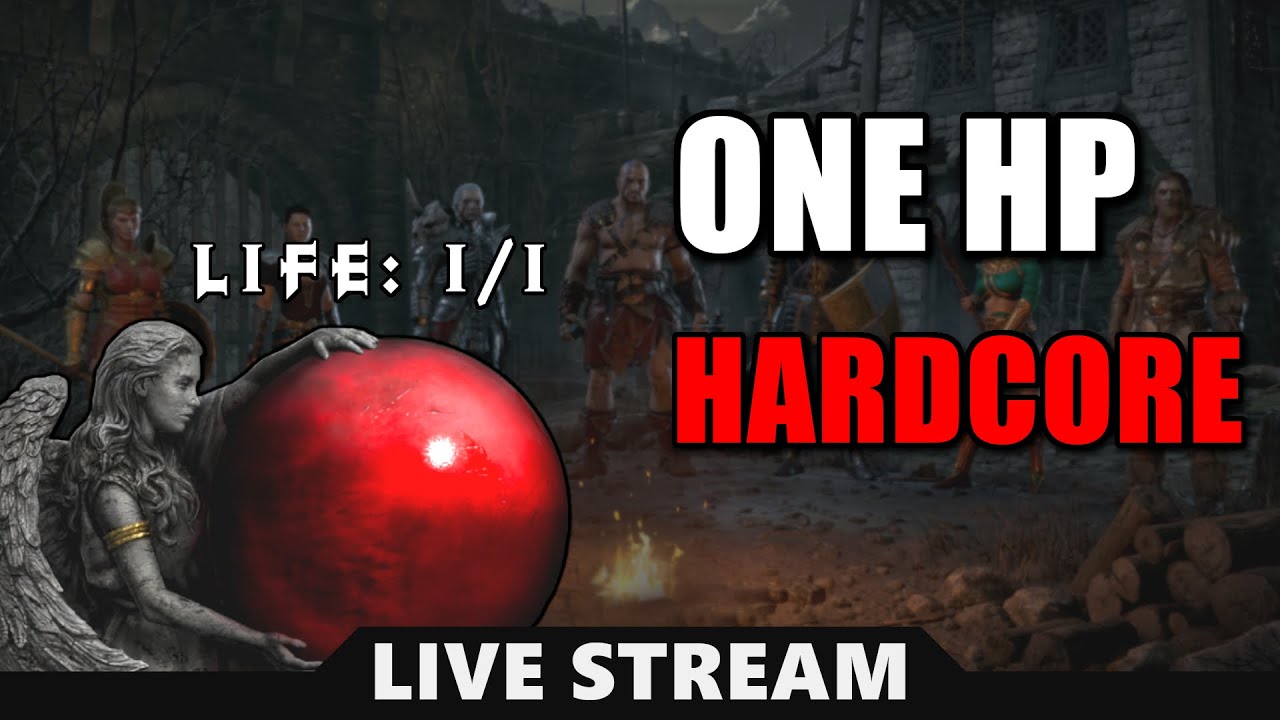 🔴 D2R: 1 hp Hardcore Challenge - 1hpHC #1