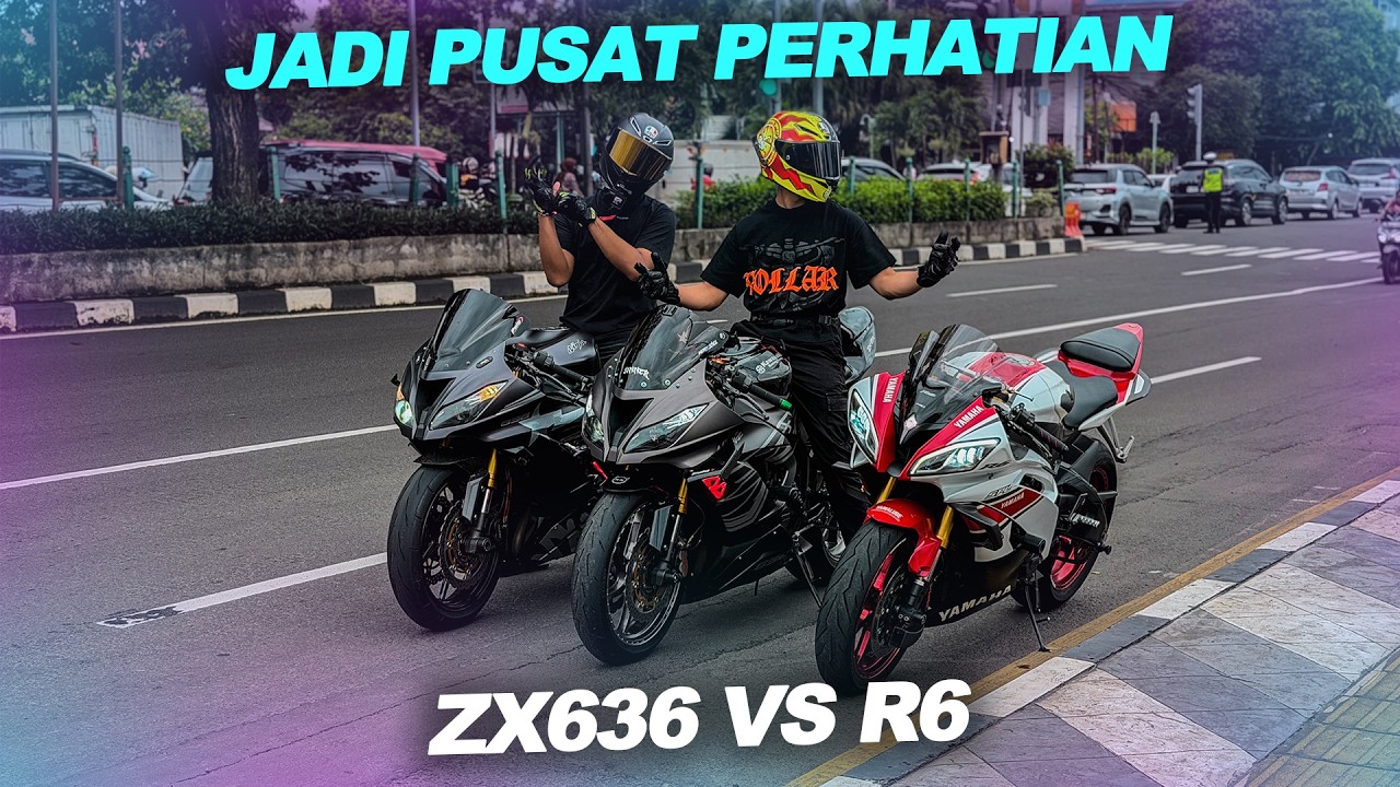 NGABUBURIDE BARENG TRIO MOGE DEPOK !!! R6 FULL GEBER