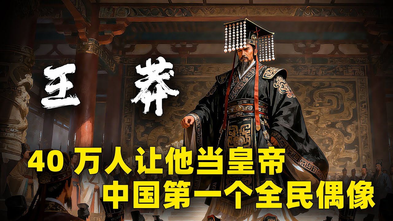 王莽的粉絲有多瘋狂？40萬人讓他當皇帝，中國史上第一個全民偶像