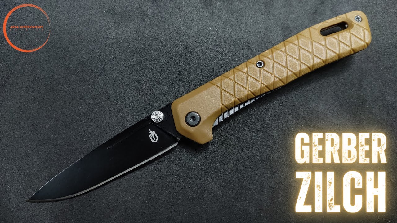 Gerber Zilch (Revisión). Acero de la hoja 7cr ¿?